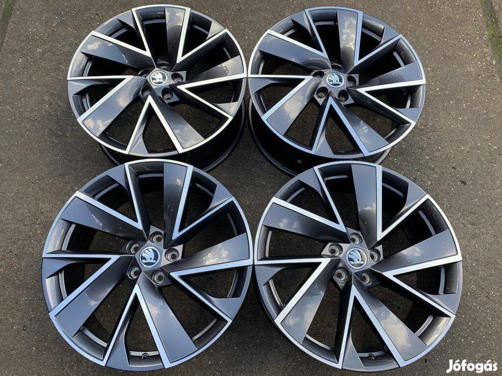 4db gyári 20" Skoda Enyaq iV [Vega] alufelni. (*2697*)